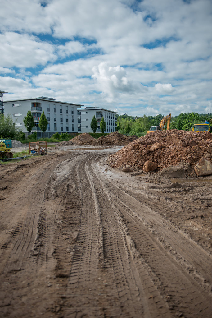 Baustelle Stadtbau Pforzheim